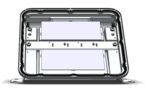 902-0700-0000 RUCKUS Stadium Enclosure [Stadium Enclosure- bottom cover with AP bracket and thermal pads]