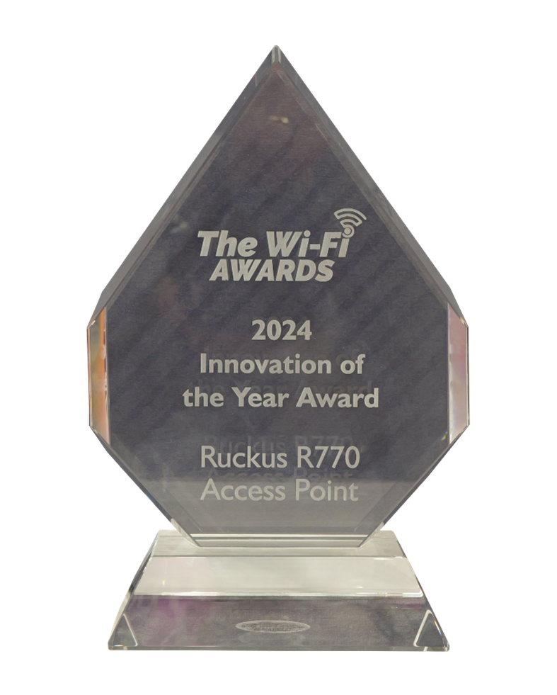 Innovation of the year award 2024 RUCKUS Networks Wi-Fi award